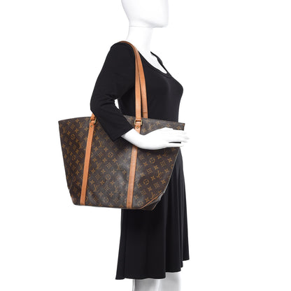 Louis Vuitton Monogram Sac Shopping Tote 2 of 19