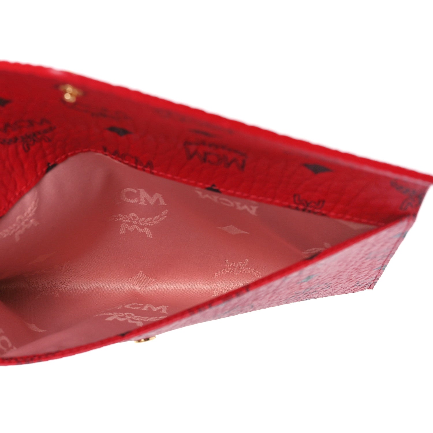 MCM Visetos Envelope Clutch Red 5 of 8