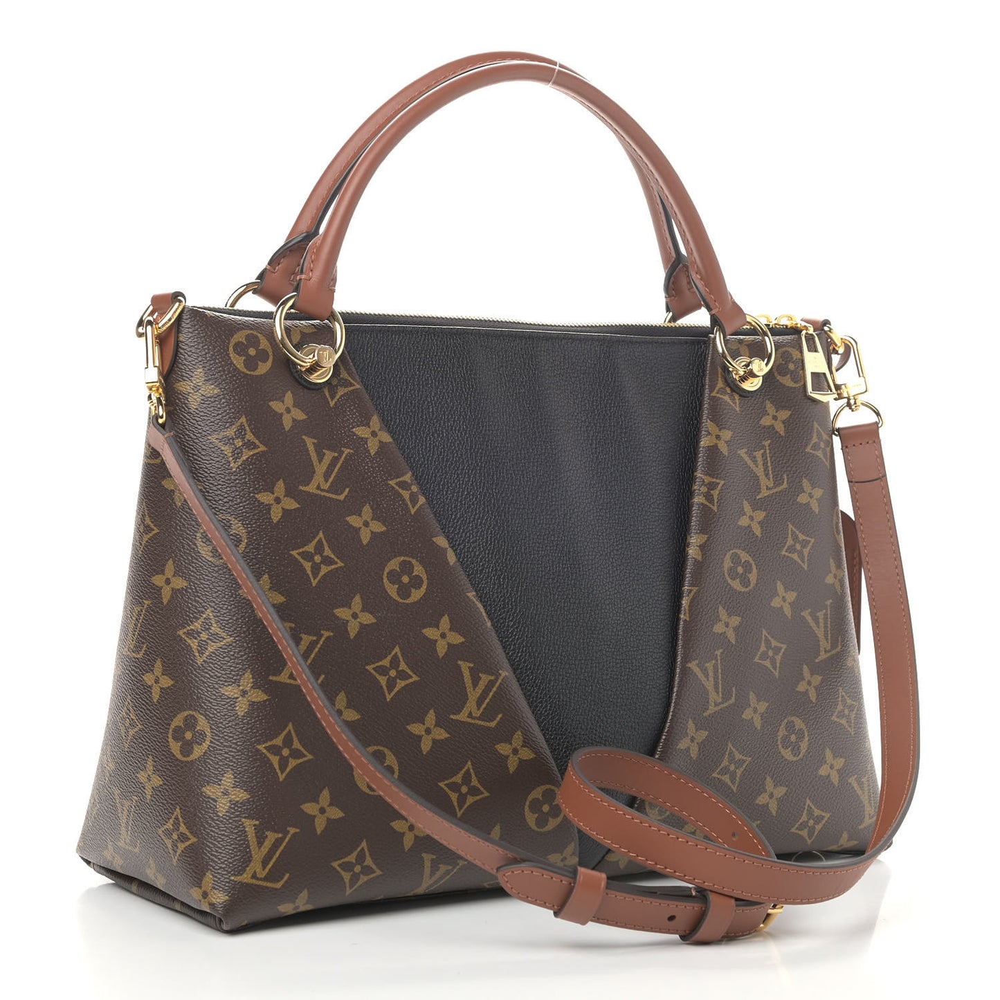 Monogram V Tote MM Black