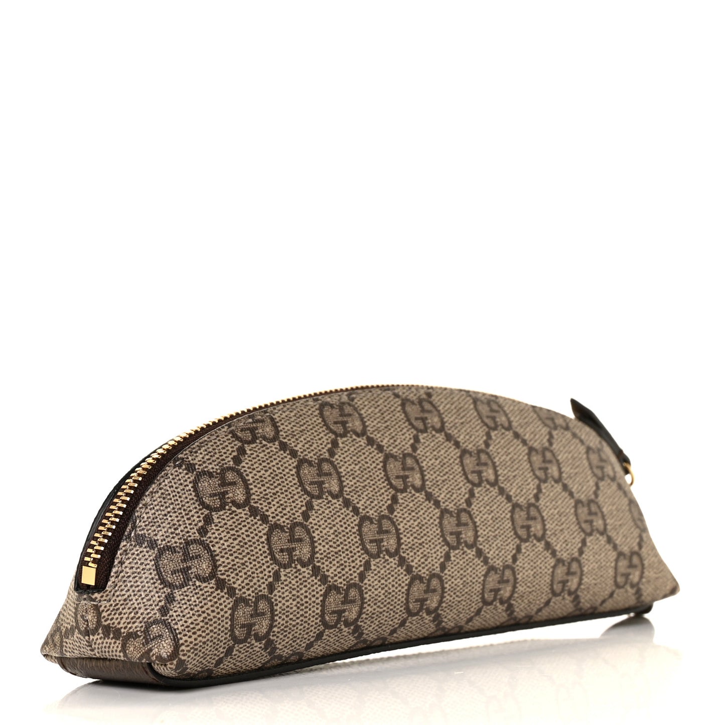 GG Supreme Monogram Cauliflower Pencil Case Beige Ebony