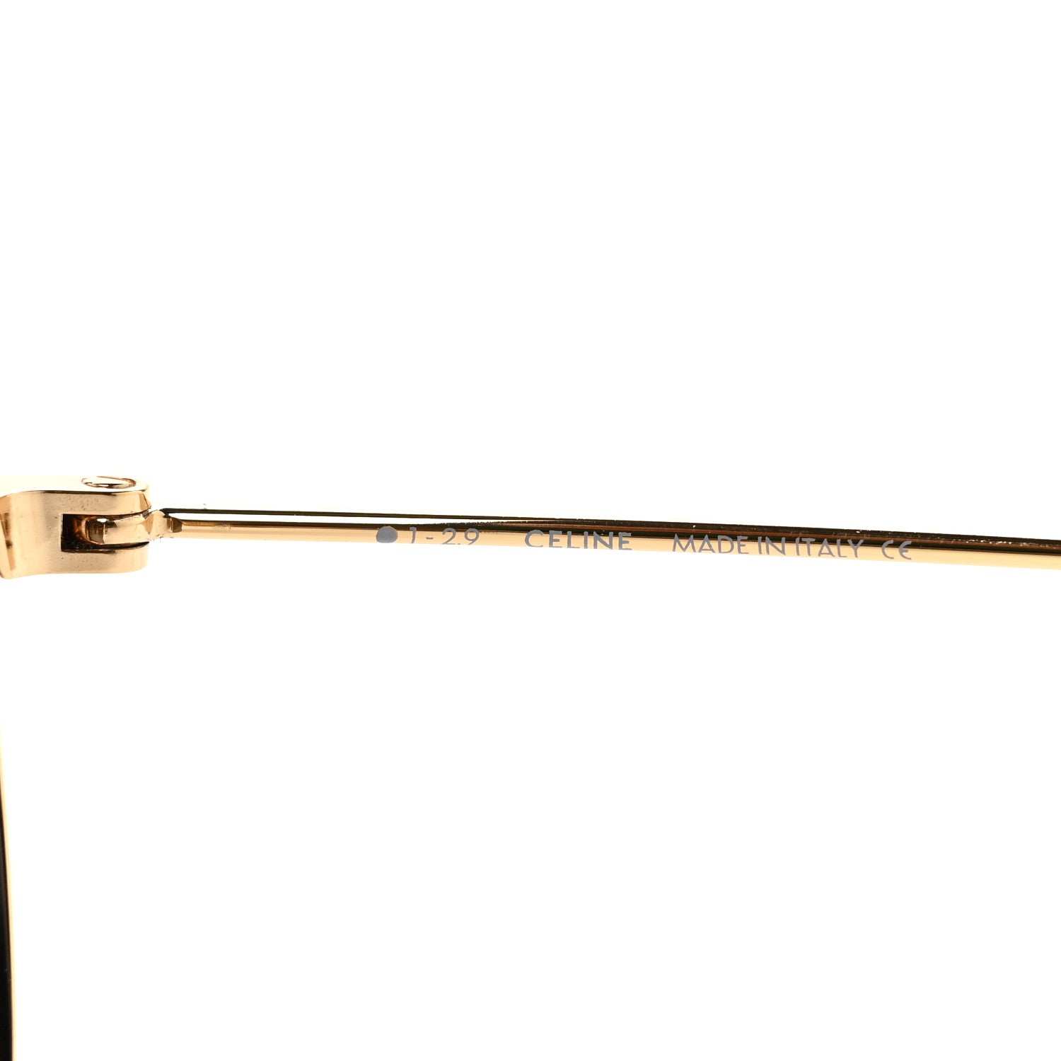 Celine Aviator Sunglasses CL 40062U Gold 5 of 8