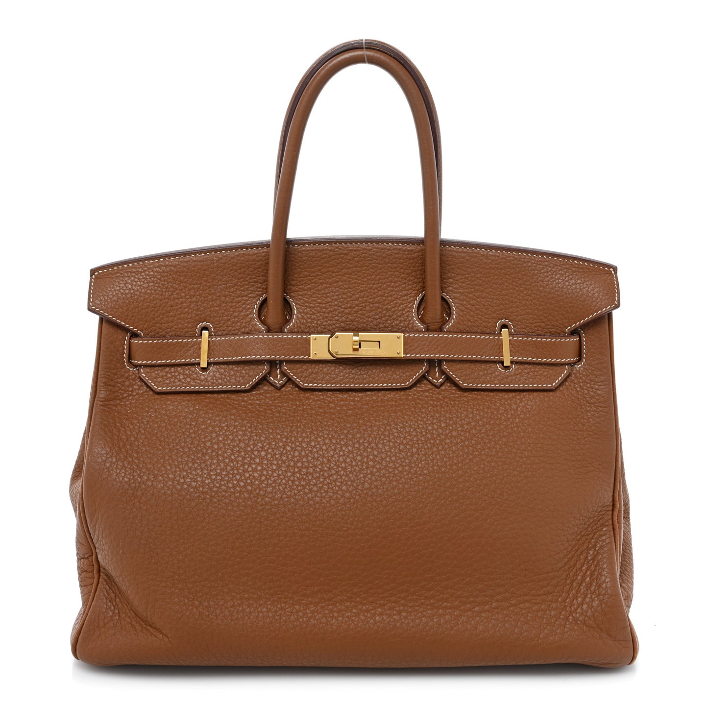 Taurillon Clemence Birkin 35 Gold