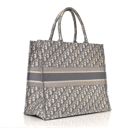 Christian Dior Oblique Large Book Tote Grey 3 of 12