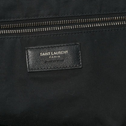 Saint Laurent Lambskin Quilted Maxi Icare Shopping Tote Black 7 of 7