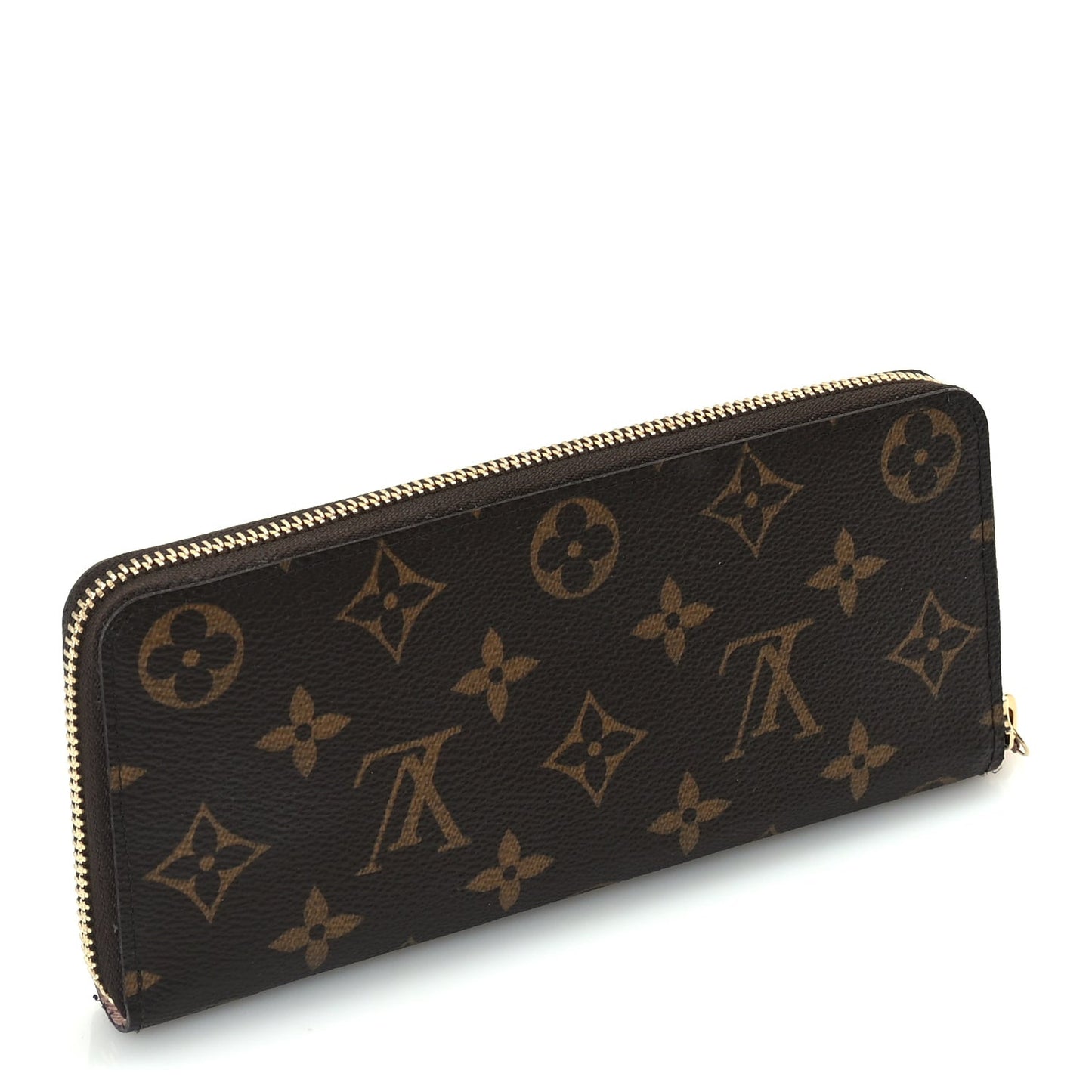 Monogram Clemence Wallet  Rose Ballerine
