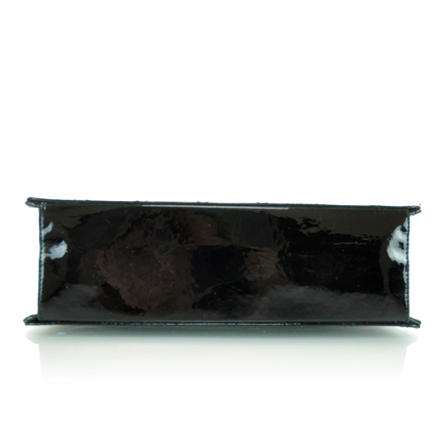 Chanel Patent Diamond Stitched Jumbo Flap Black 5 of 11