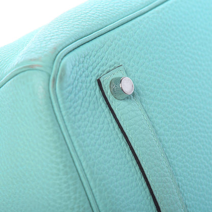 Hermes Togo Birkin 35 Bleu Atoll 22 of 48