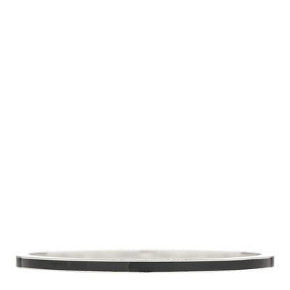 Tiffany Sterling Silver Enamel Striped Bangle Bracelet Black 1 of 4