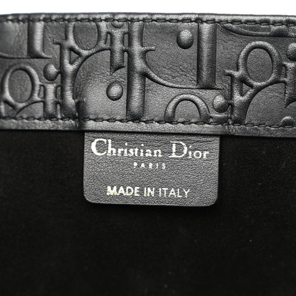Christian Dior Oblique Calfskin Embossed Large Book Tote Black 6 of 11