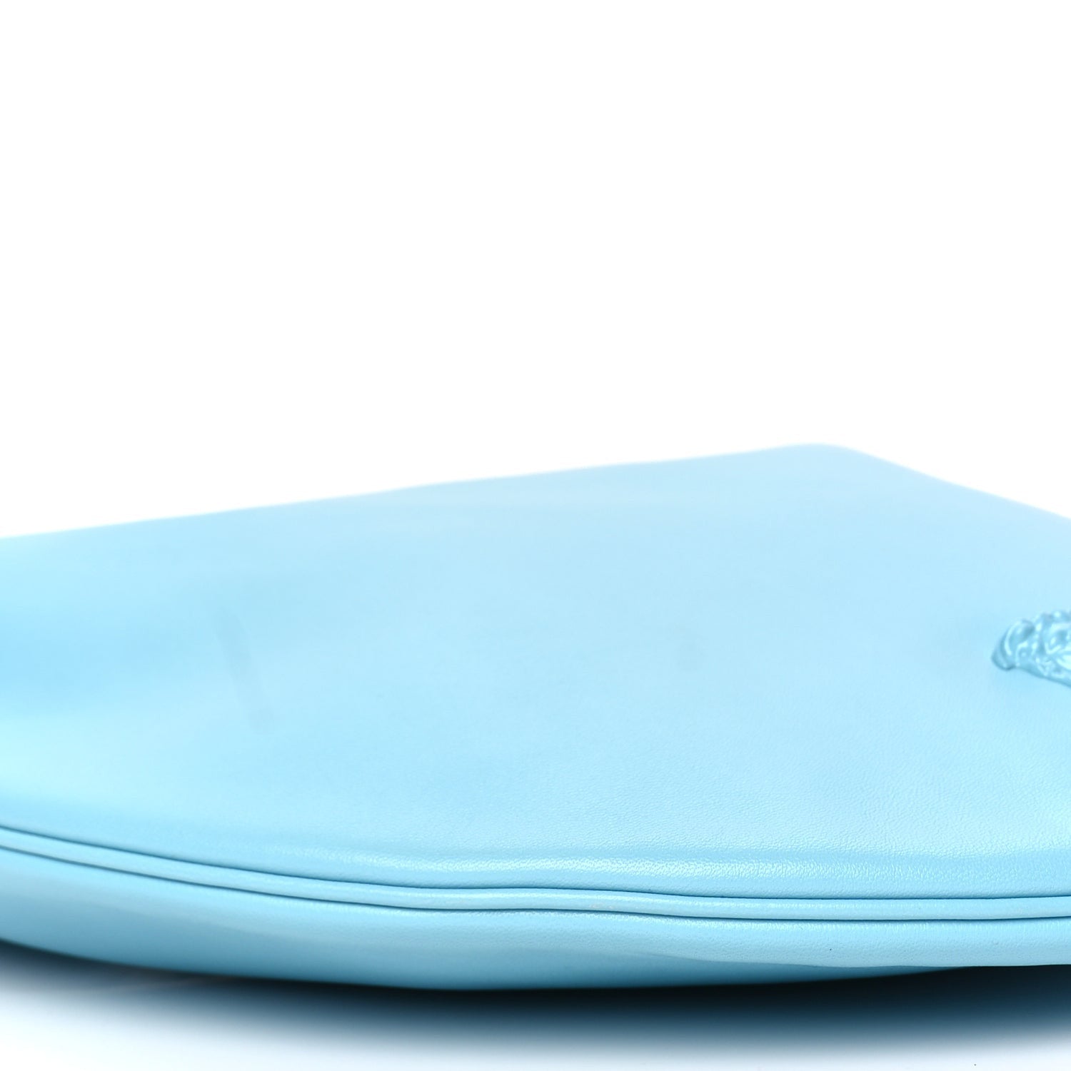 Versace Calfskin La Medusa Chain Hobo Baby Blue 7 of 8