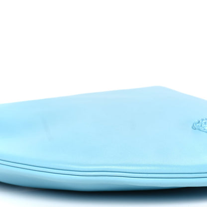 Versace Calfskin La Medusa Chain Hobo Baby Blue 7 of 8