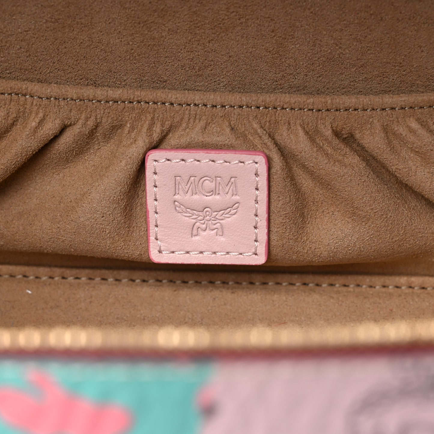 Visetos Floral Leopard Vanity Case Pink