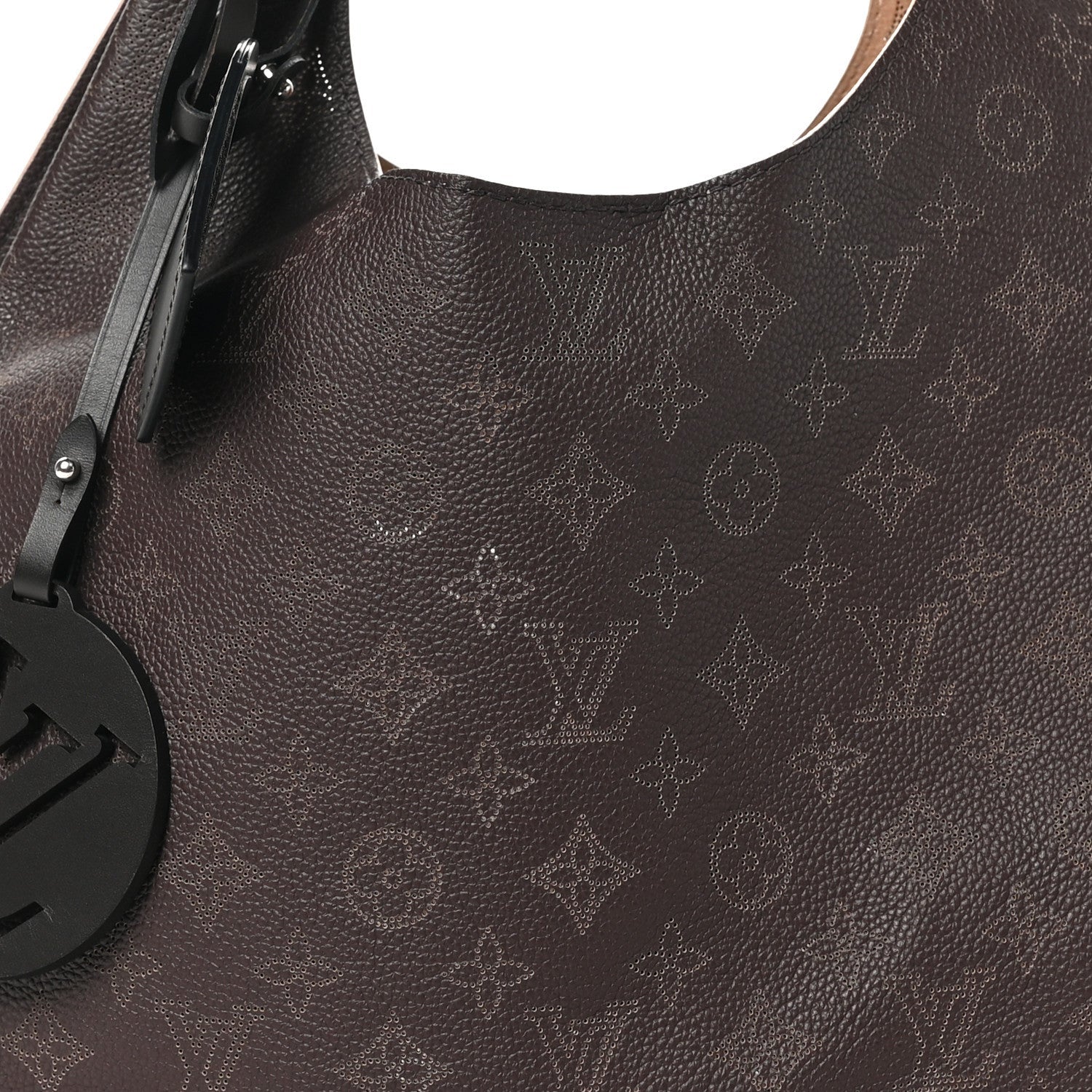Louis Vuitton Mahina Carmel Hobo Chocolate 7 of 7