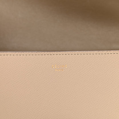 Celine Baby Grained Calfskin Medium Symmetrical Bag Taupe 7 of 15