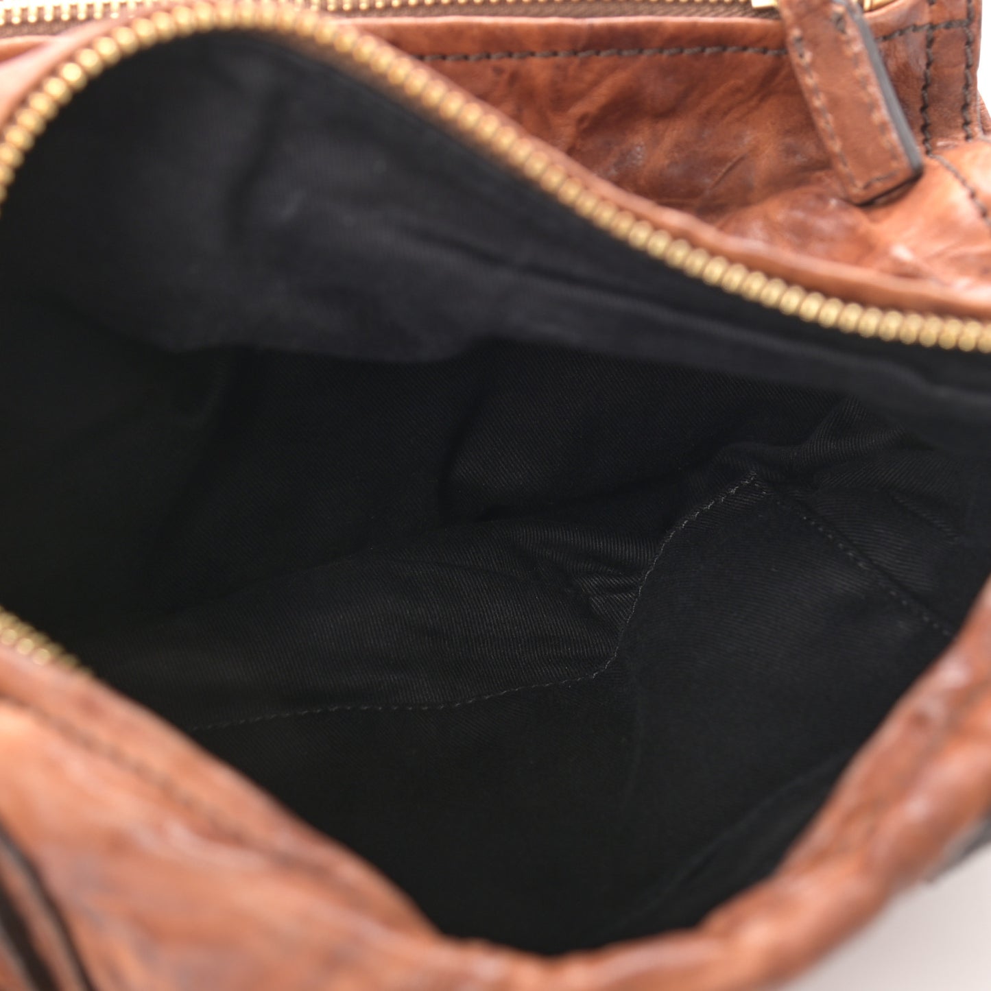 Tumbled Sheepskin Small Pandora Brown