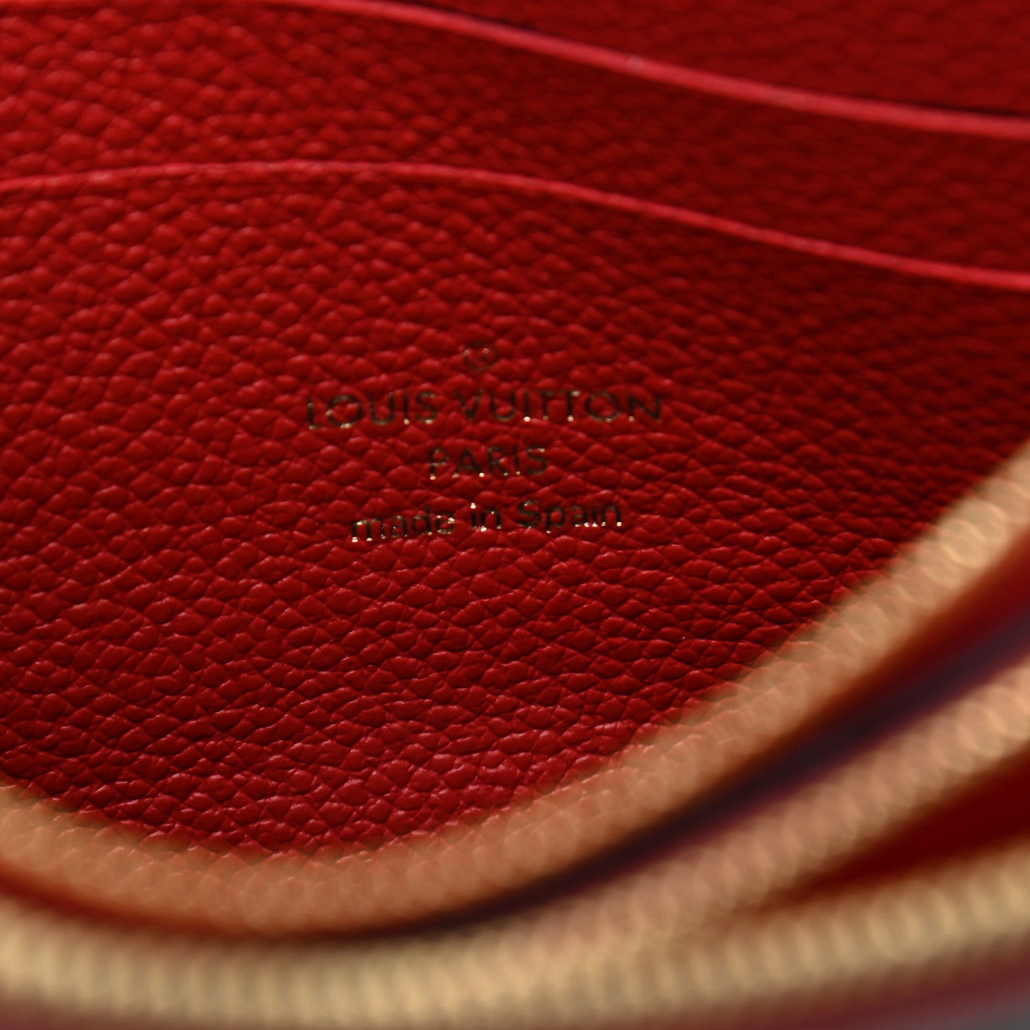 Louis Vuitton Empreinte Double Zip Pochette Marine Rouge 7 of 11