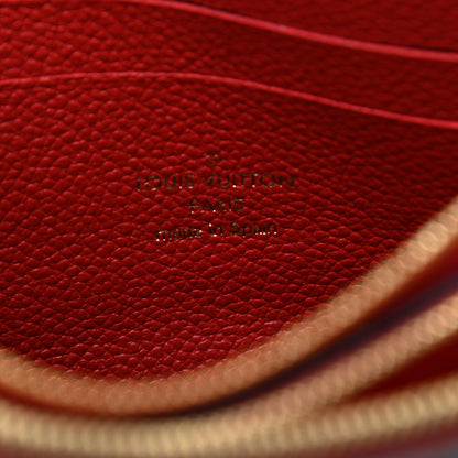 Louis Vuitton Empreinte Double Zip Pochette Marine Rouge 7 of 11