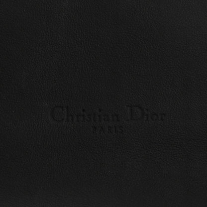 Christian Dior Ultra Matte Calfskin Saddle Chain Wallet Pouch Black 7 of 7
