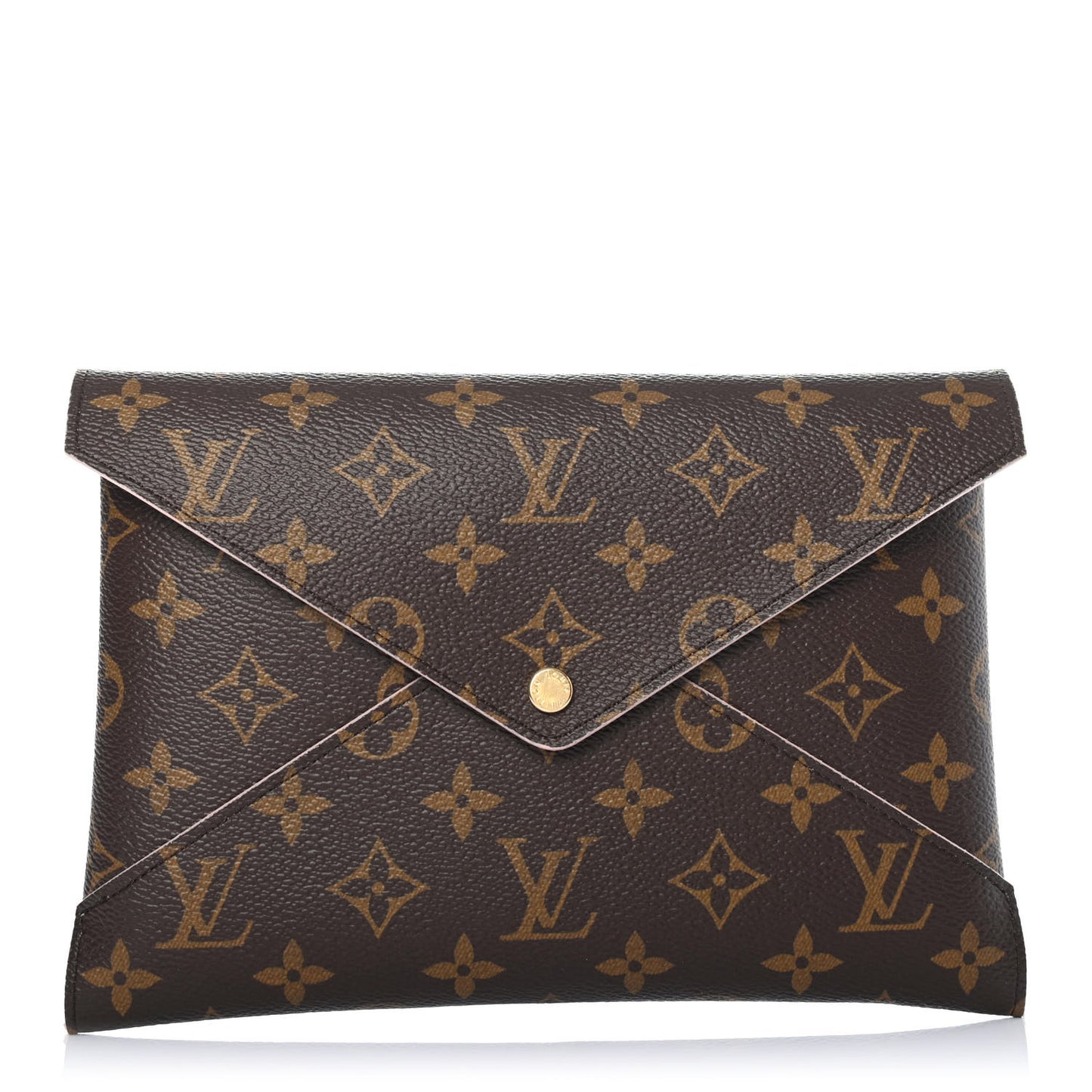 Monogram Large Kirigami Pochette Insert in Rose Ballerine