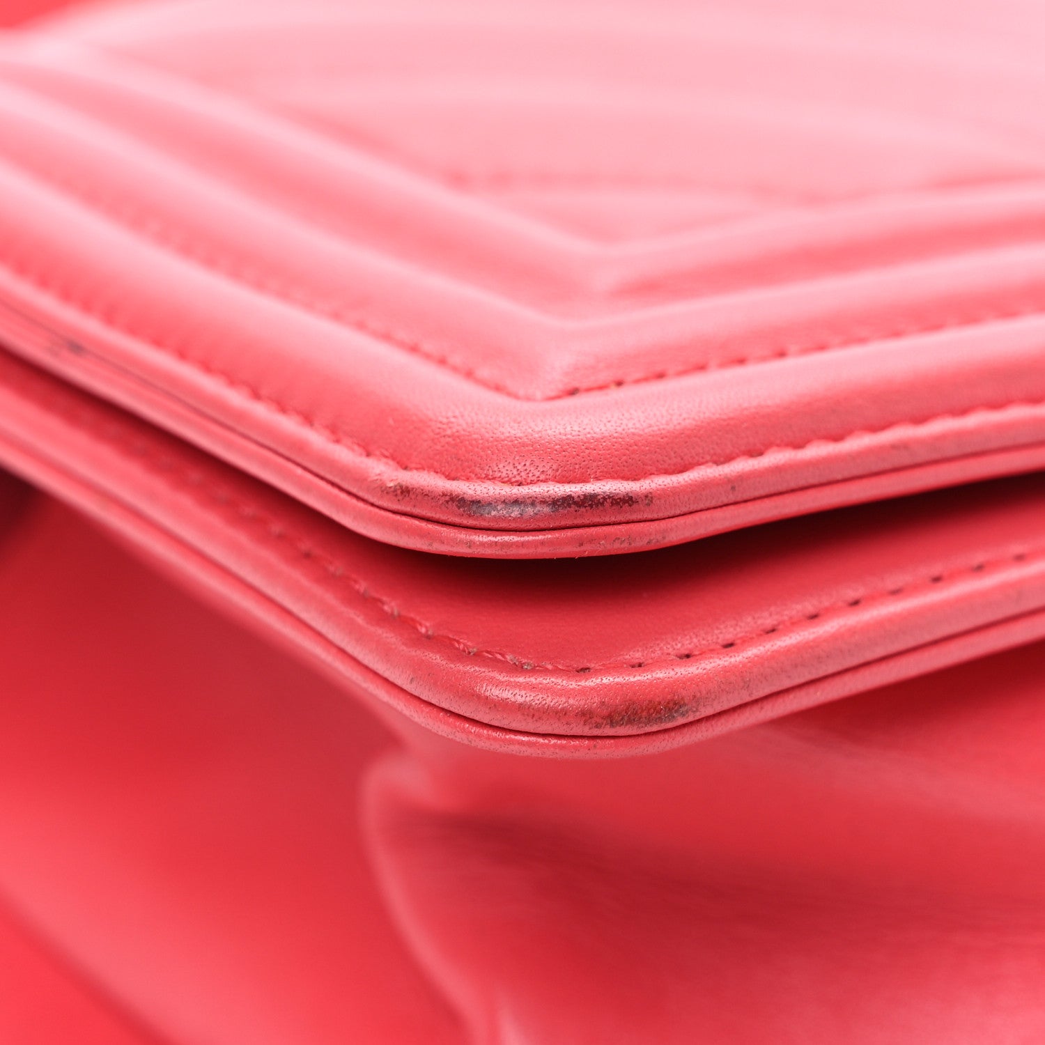 Chanel Calfskin Chevron Quilted Small Boy Flap Pink 17 of 17