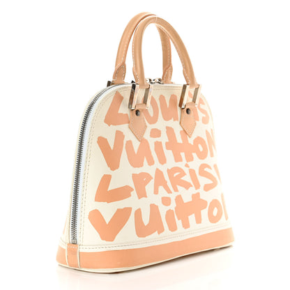 Louis Vuitton Graffiti Alma MM Peach 3 of 24