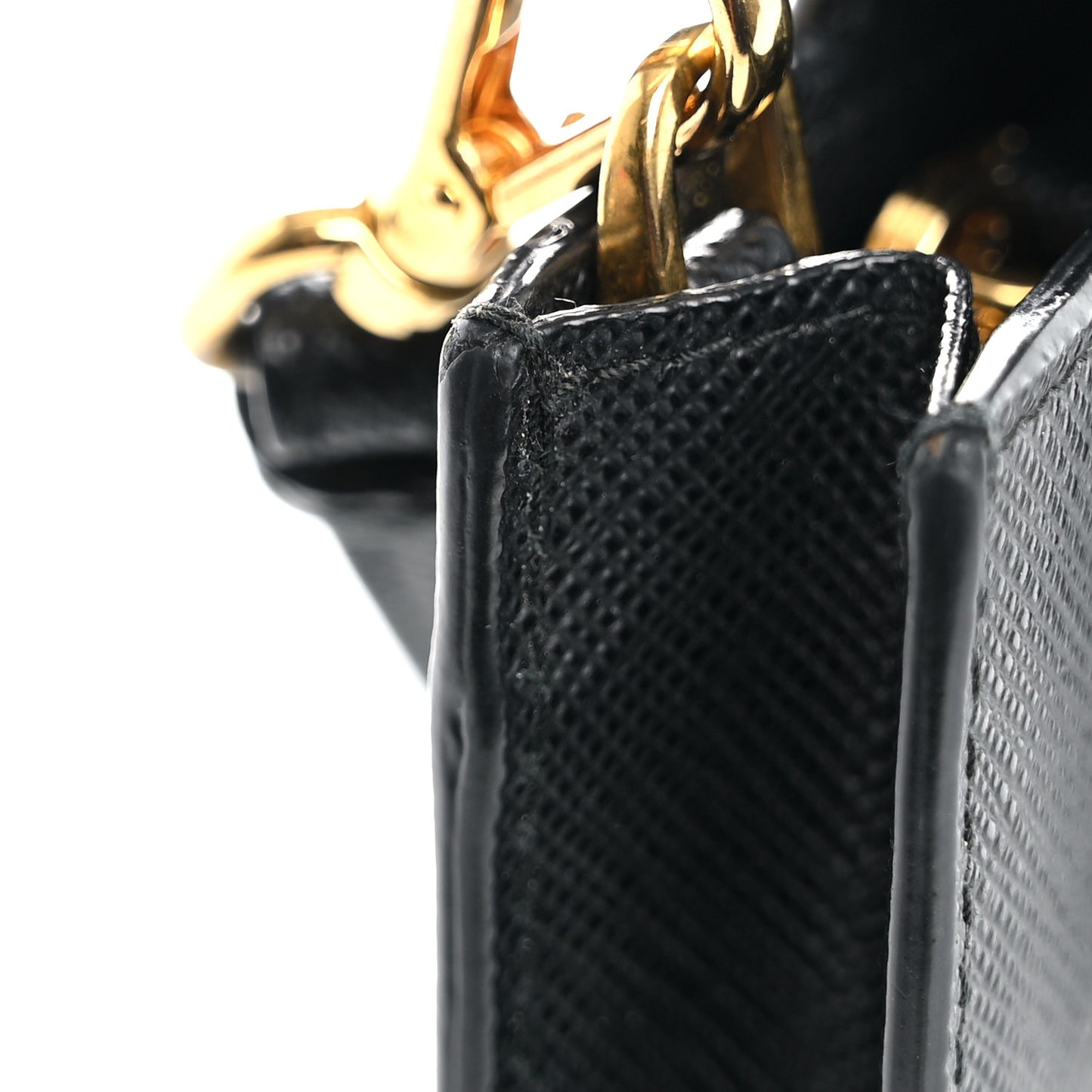 Saffiano Metal Wristlet Wallet Black