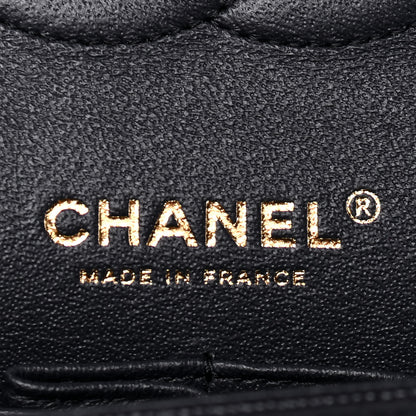 Chanel Caviar Quilted Medium Double Flap Navy 5 of 6