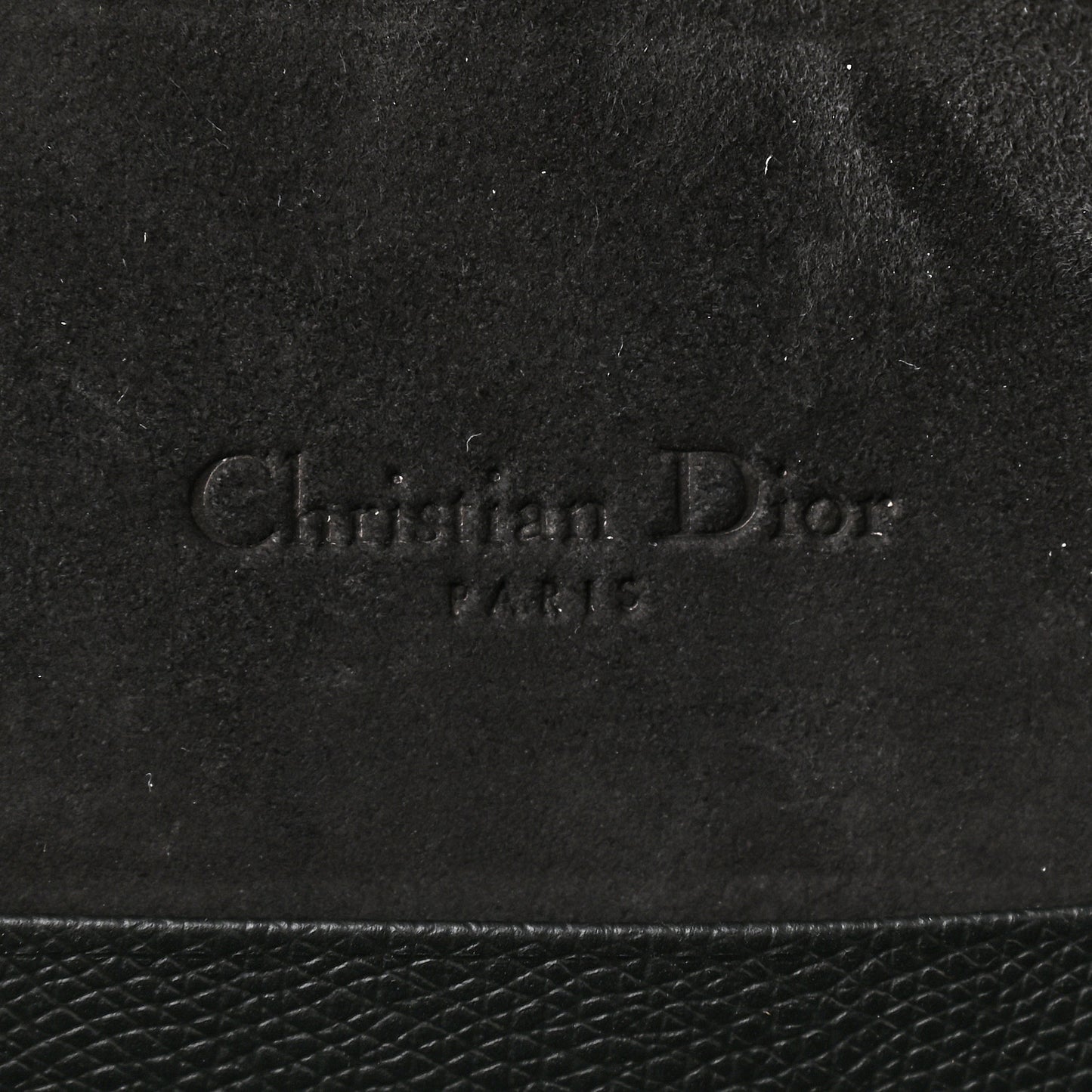 Grained Calfskin Saddle Belt Bag Black
