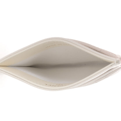 Chanel Caviar Quilted Card Holder White 6 of 10