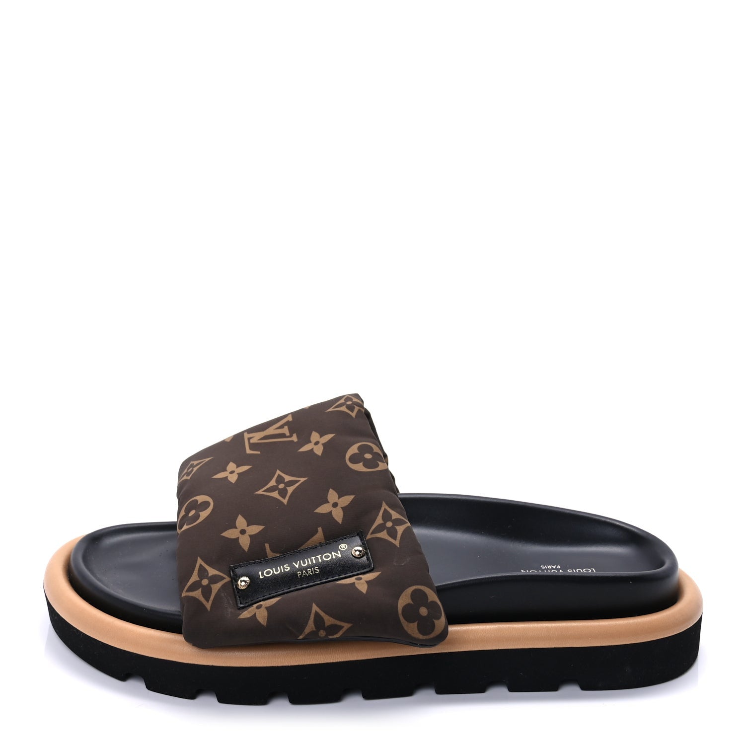 Louis Vuitton Nylon Monogram Pool Pillow Comfort Mule 40 Cacao Brown 1 of 10
