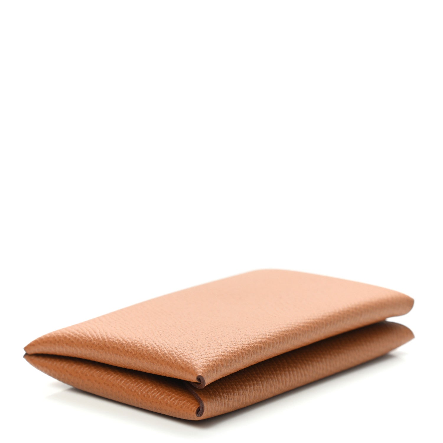 Hermes Epsom Calvi Card Case Gold 4 of 8