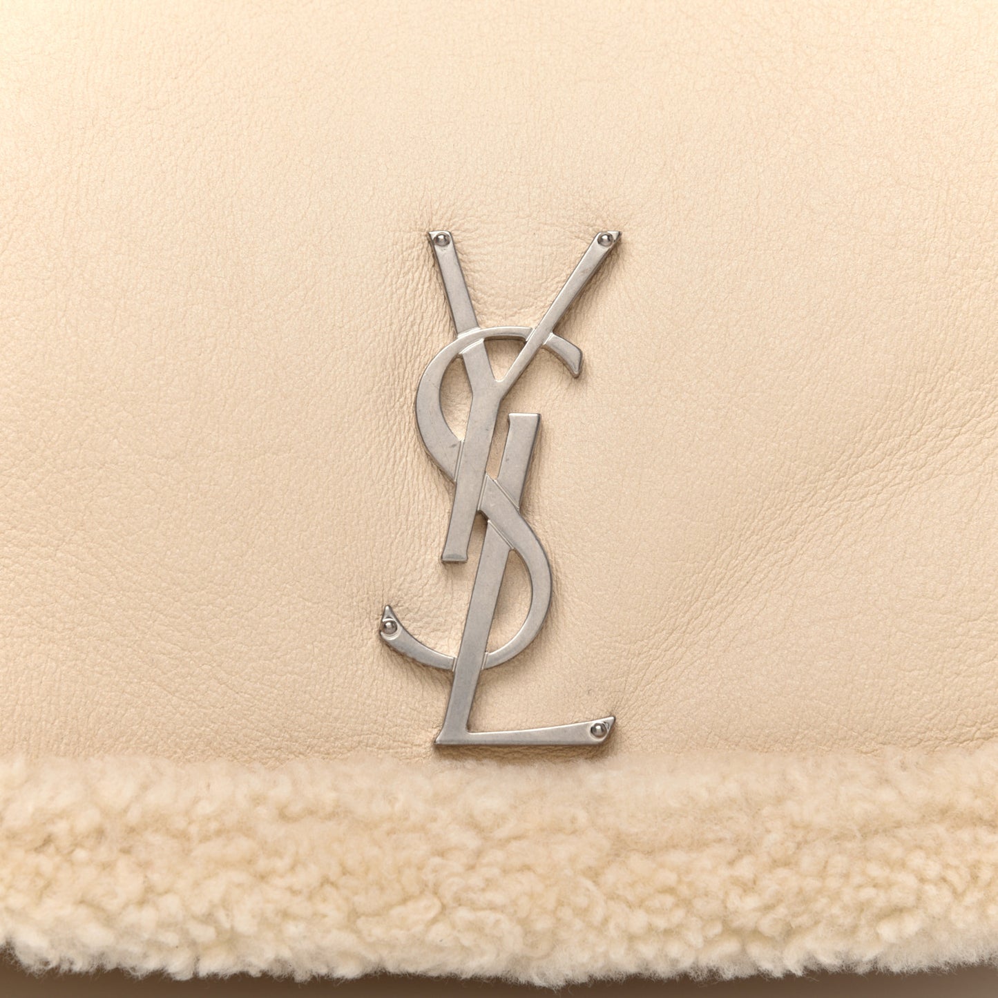 Shearling Medium Nolita Shoulder Bag Natural