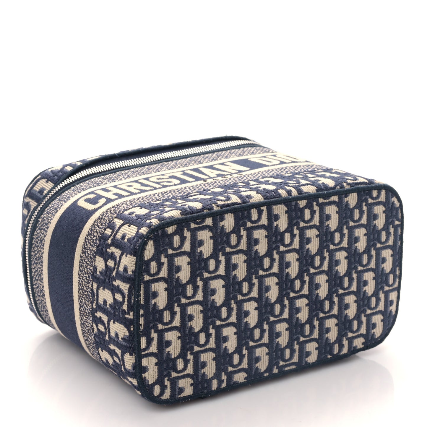 Oblique Diortravel Vanity Case Blue