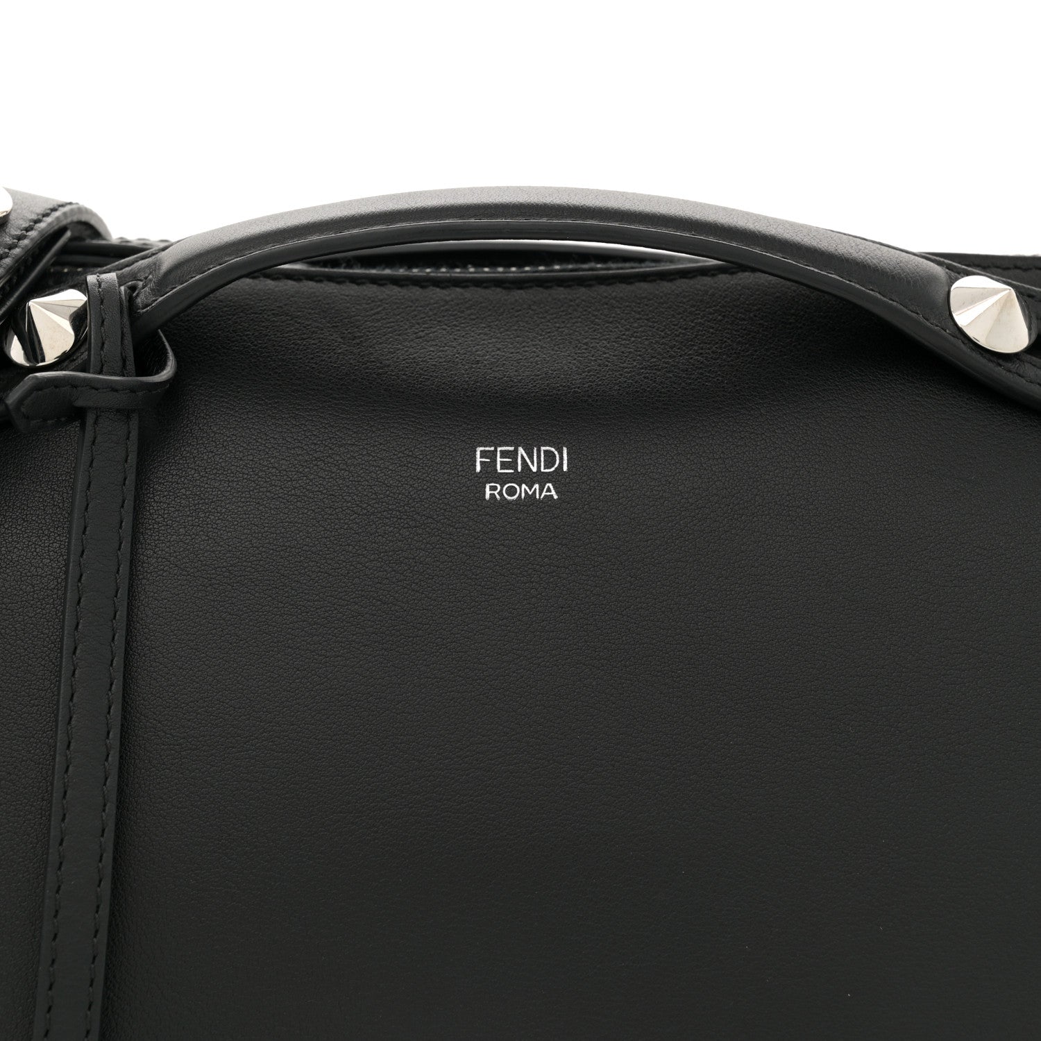 Fendi Vitello Dolce Marmol Medium By The Way Boston Bag Black 9 of 12