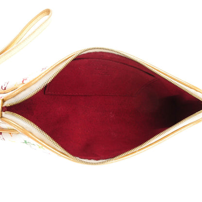 Louis Vuitton Monogram Multicolor Kate Clutch White 5 of 8