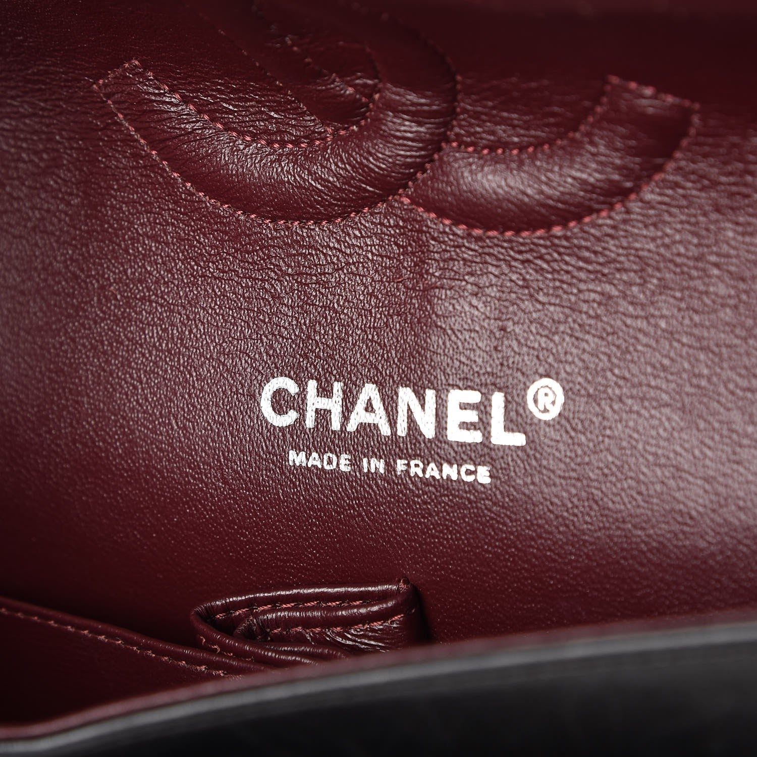 Chanel Lambskin Quilted Medium Double Flap Black 7 of 8