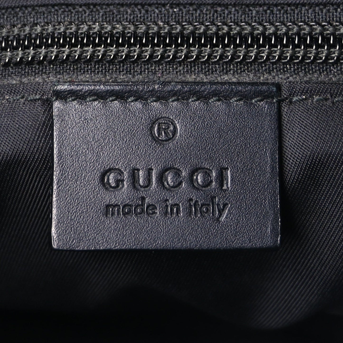 GG Supreme Monogram Web Messenger Bag Black