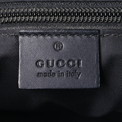 Gucci GG Supreme Monogram Web Messenger Bag Black 5 of 8