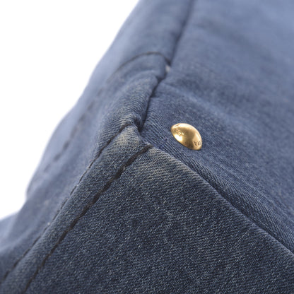 Prada Denim Logo Tote 11 of 12