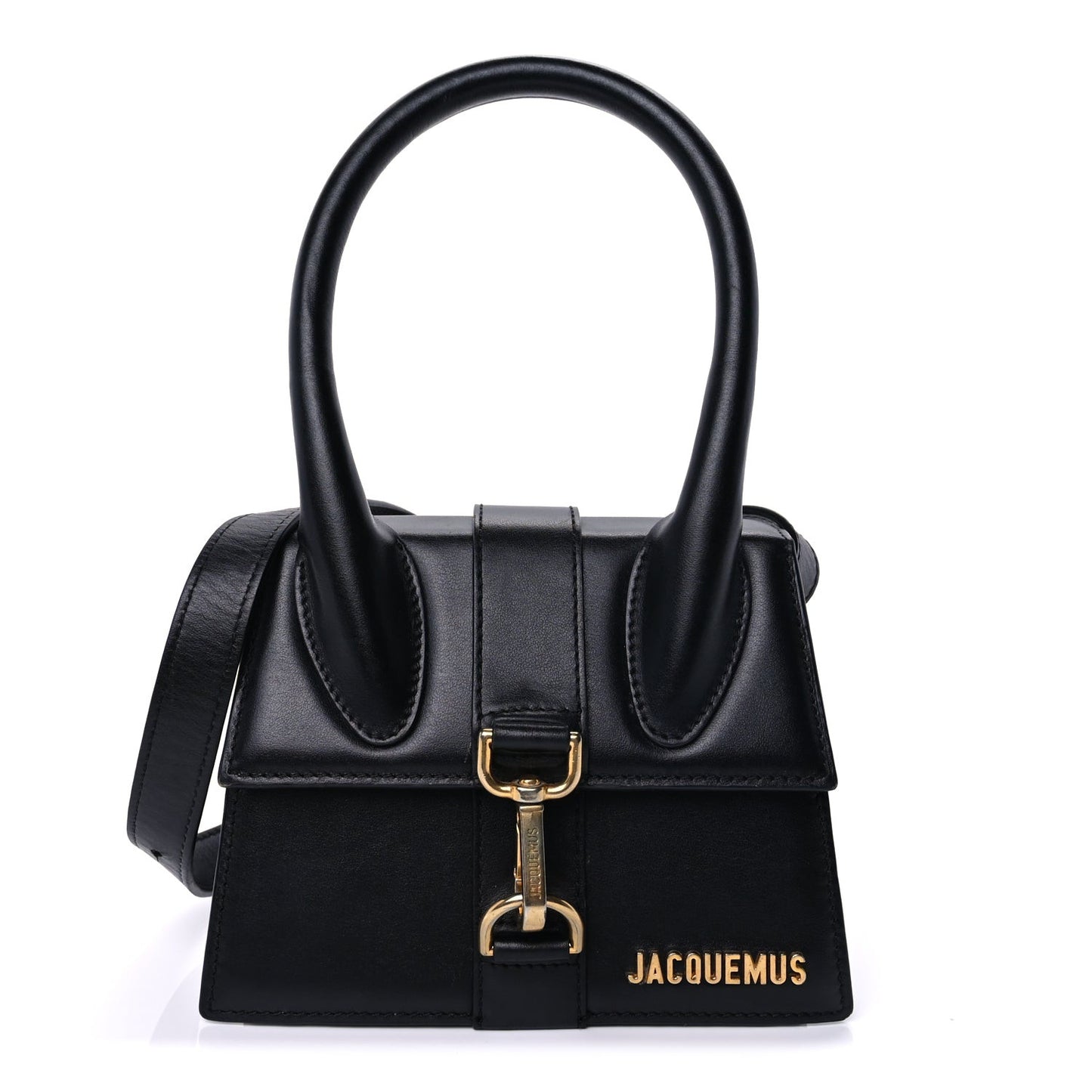 Smooth Calfskin Le Chiquito Montagne Moyen Black