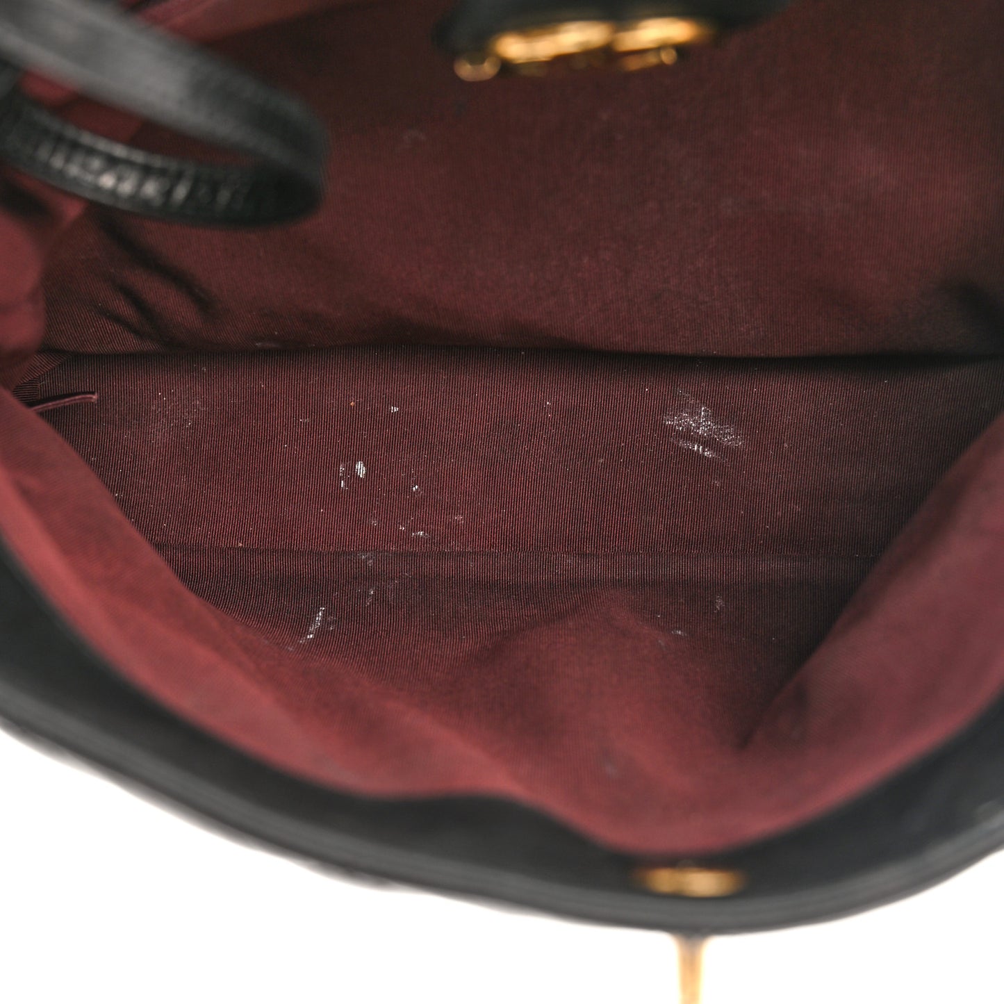 leather shoulder bag black