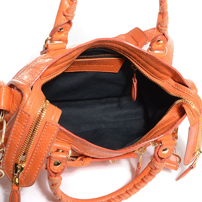 Balenciaga Agneau Giant 12 Gold Hardware Mini City Tangerine 5 of 15
