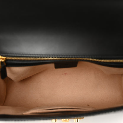 Gucci Guccissima Medium Padlock Shoulder Bag Black 6 of 12