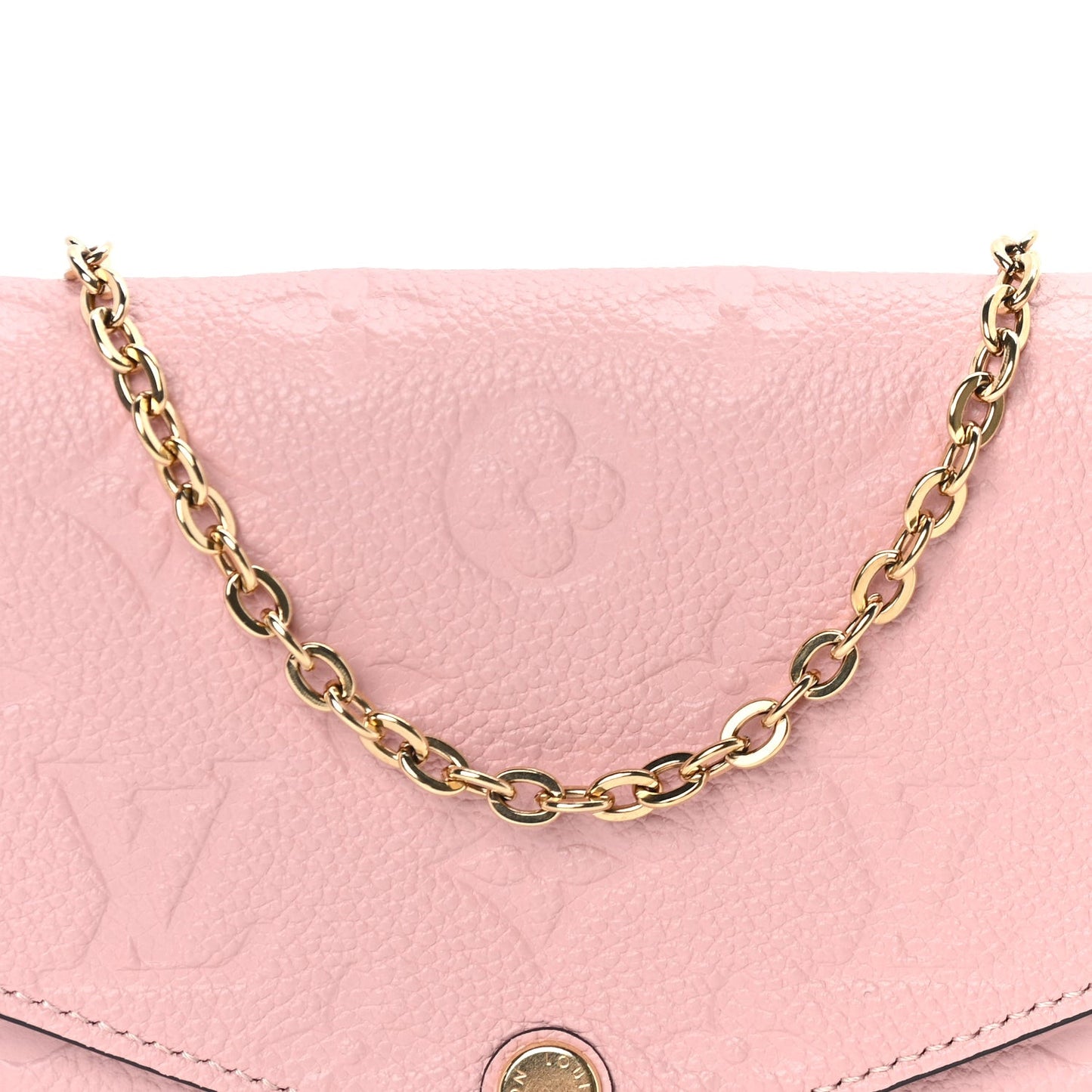 Empreinte Pochette Felicie Chain Wallet Rose Poudre Rose Poudre
