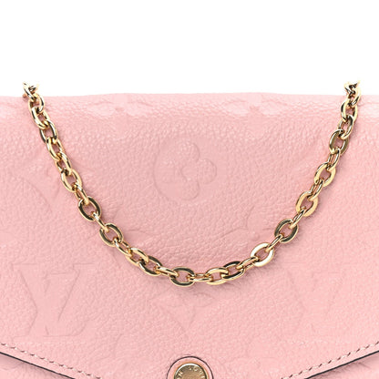 Louis Vuitton Empreinte Pochette Felicie Chain Wallet Rose Poudre Rose Poudre 8 of 10