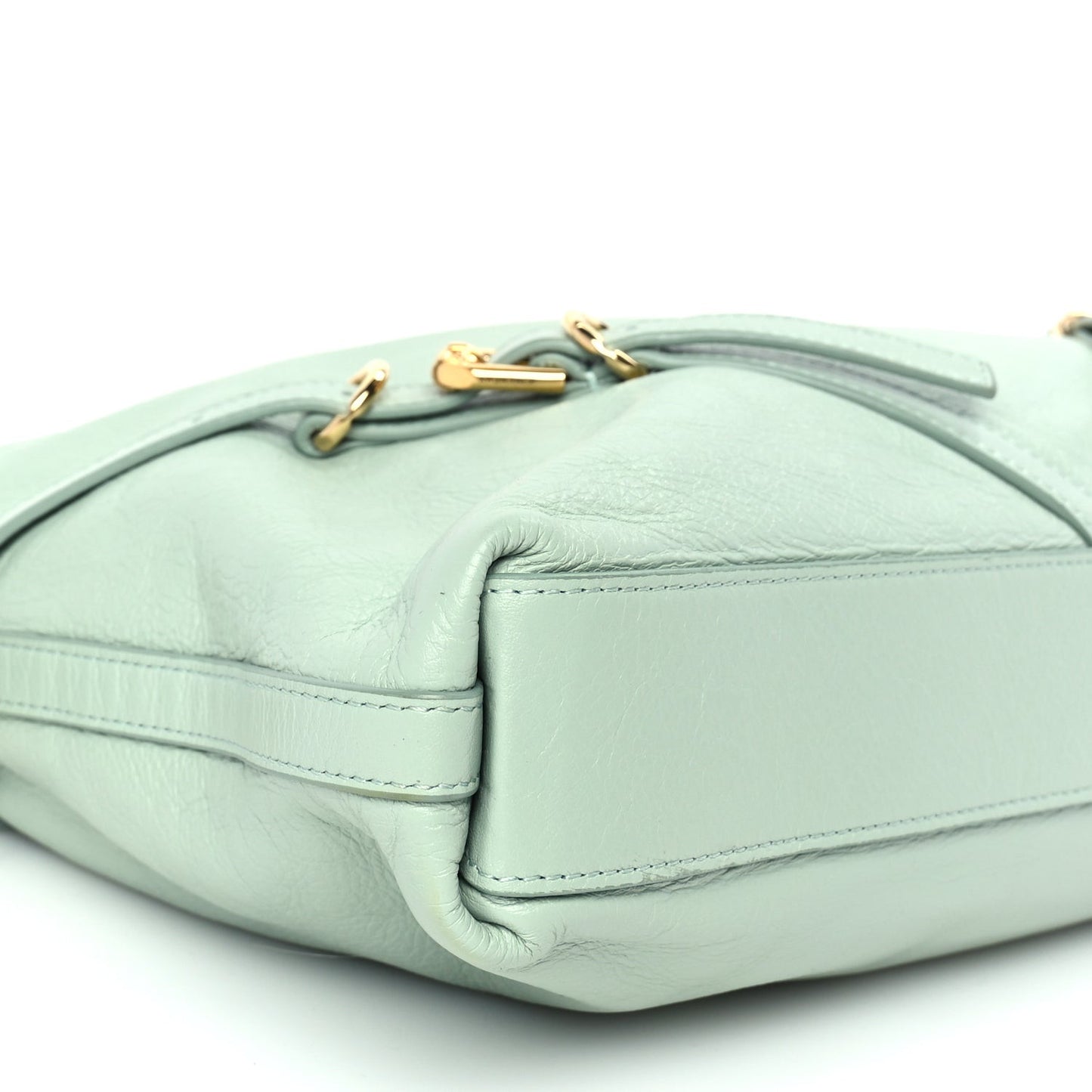 Calfskin Medium Voyou Bag Celadon