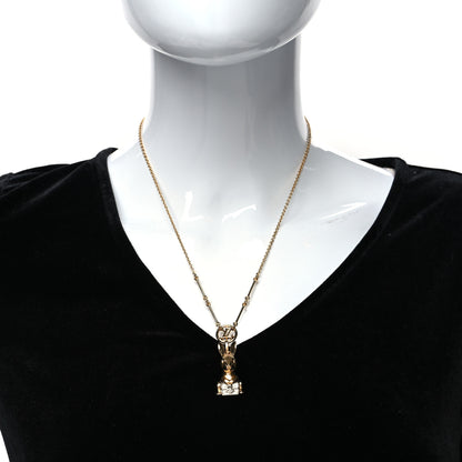 Louis Vuitton Rabbit Necklace Gold 2 of 6