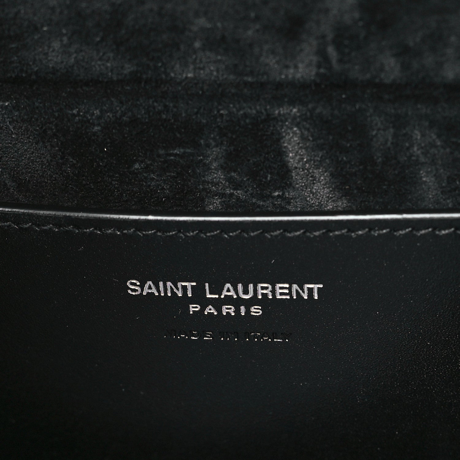 Saint Laurent Calfskin Monogram Take Away Box Black 6 of 8