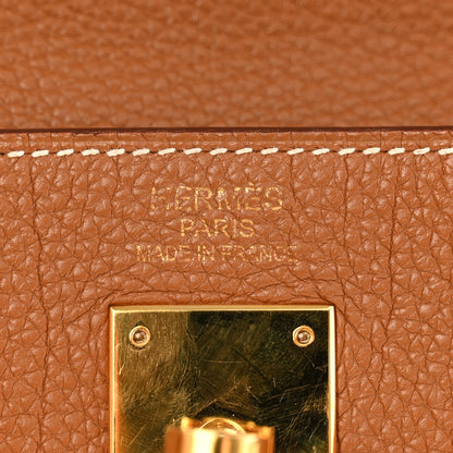 Hermes Togo Kelly Retourne 35 Gold 5 of 12