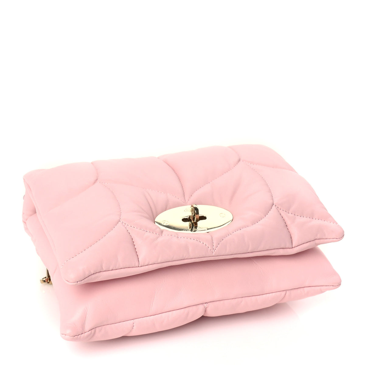 Nappa Pillow Quilted Little Softie Bag Pink
